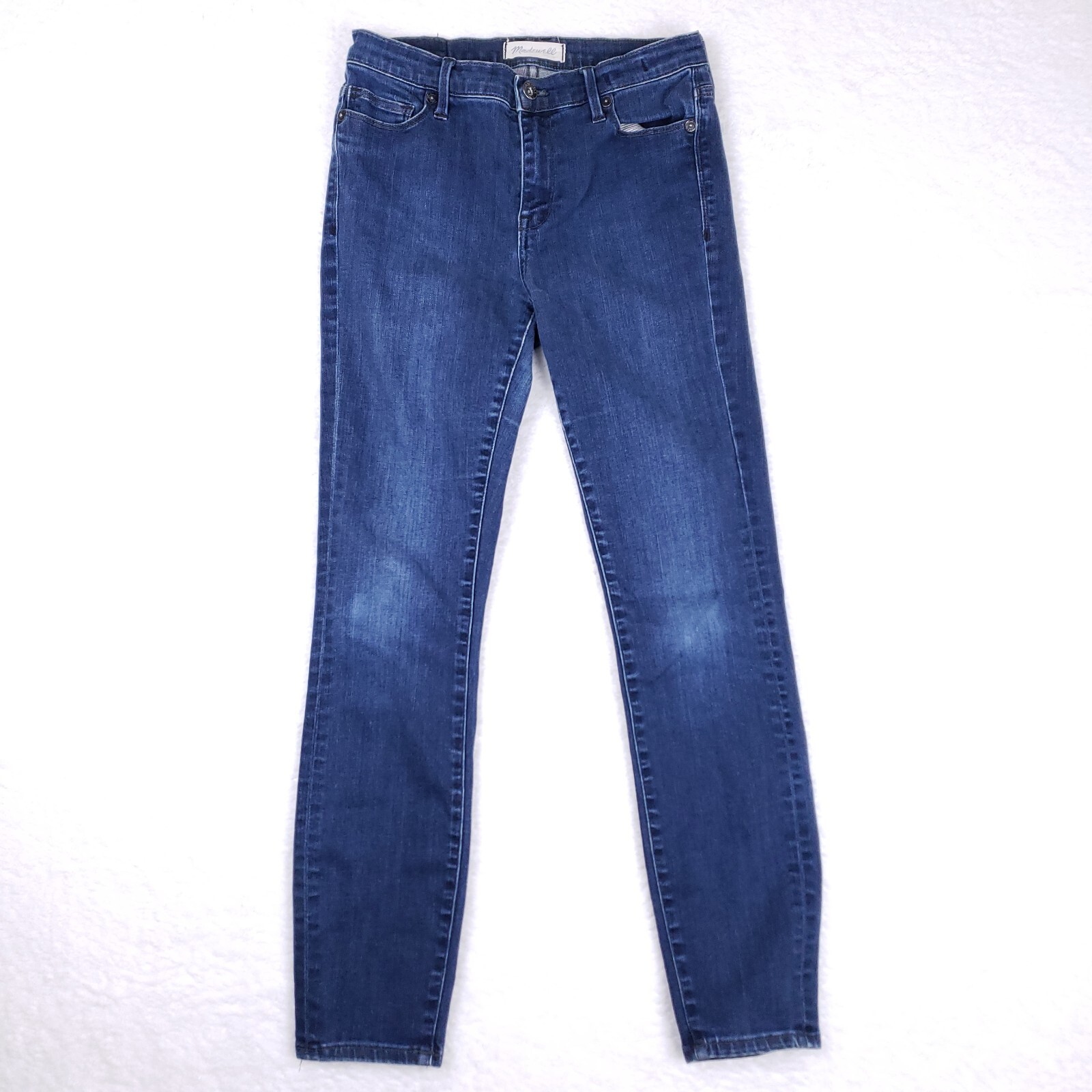 Madewell Women’s Blue Skinny Jeans Size 26 Slim Fit Streetwear Casual Everyday Style-image