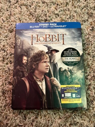 The Hobbit An Unexpected Journey 3 Disc Set- Blu-ray- DVD Special Features