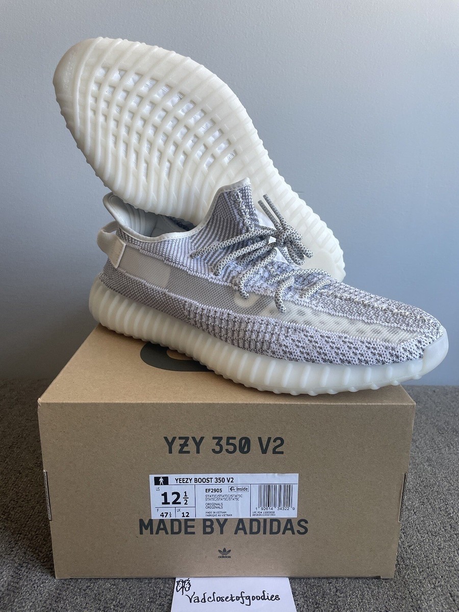Size 12.5 - Adidas Yeezy Boost 350 V2 Static Non-Reflective | eBay