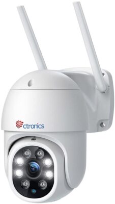 2K 4MP Überwachungskamera Aussen WLAN, 2560×1440P Ctronics PTZ WiFi IP Kamera