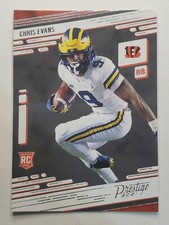 2021 Prestige #291 Chris Evans RC!!! ~ Cincinnati Bengals ROOKIE!!!