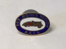 DES MOINES REGION AACA Lapel Hat Tie Pin
