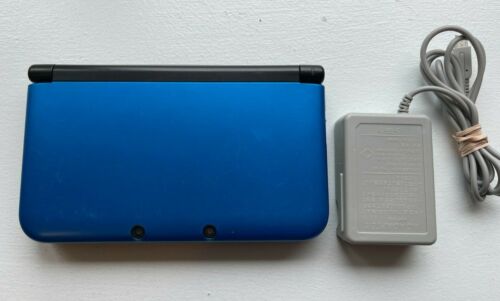 Nintendo 3DS LL XL - Blue Black - Japanese Import - Very Good - US Seller
