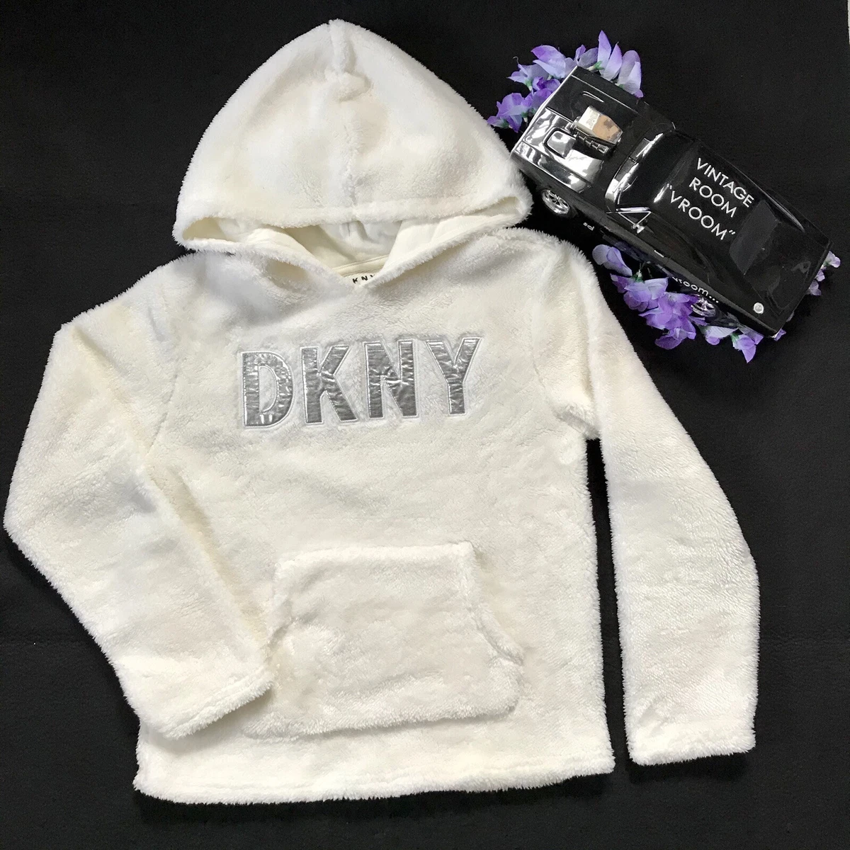 Dkny hotsell fluffy hoodie