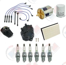 1999-2002 Tune Up Kit Wires Distributor Cap Rotor Spark Plugs For Nissan Quest