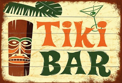 Top-Schilder, versch. Größen,  Tiki Bar, Trinklokal, Cocktail, neu & ovp -2-