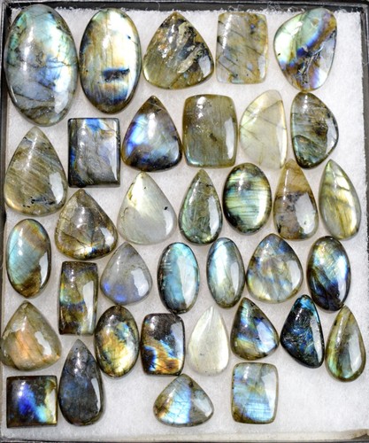 Pendentif Labradorite 44 Carats - Cabochon Pierre Naturelle De Madagascar - Neuf Avec étiquettes