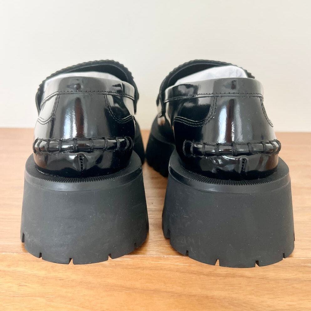 NWT Tony Bianco Brooklyn Hi Shine Leather Loafer Shoes Black NWT Tony Bianco Brooklyn Hi Shine Leather Loafer Shoes Black