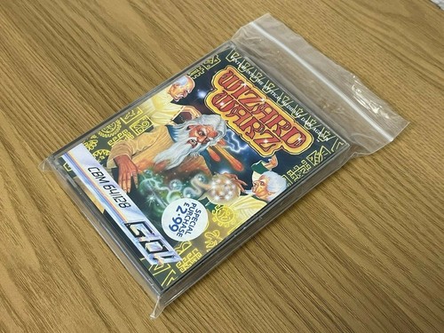 GO! Wizard Warz 1987 Commodore 64 Cassette - Working -👽👾Retro Gift Idea👾👽 - Zdjęcie 12 z 12