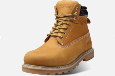 SAFETY LOONG Work Boots Men US Size 9 Waterproof Steel Toe 