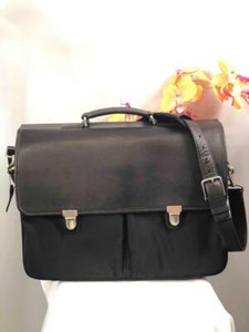 leather brief bolsa