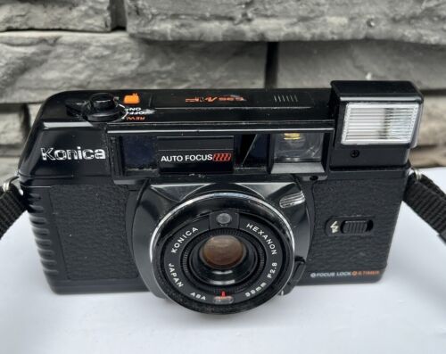 Konica C3F AF Autofocus hexanon F 2.8 38mm Point & Shoot Film Camera For Repair