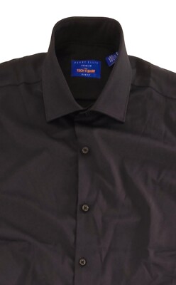 Perry Ellis Men's Slim Fit Performance Stretch Solid Dress Shirt