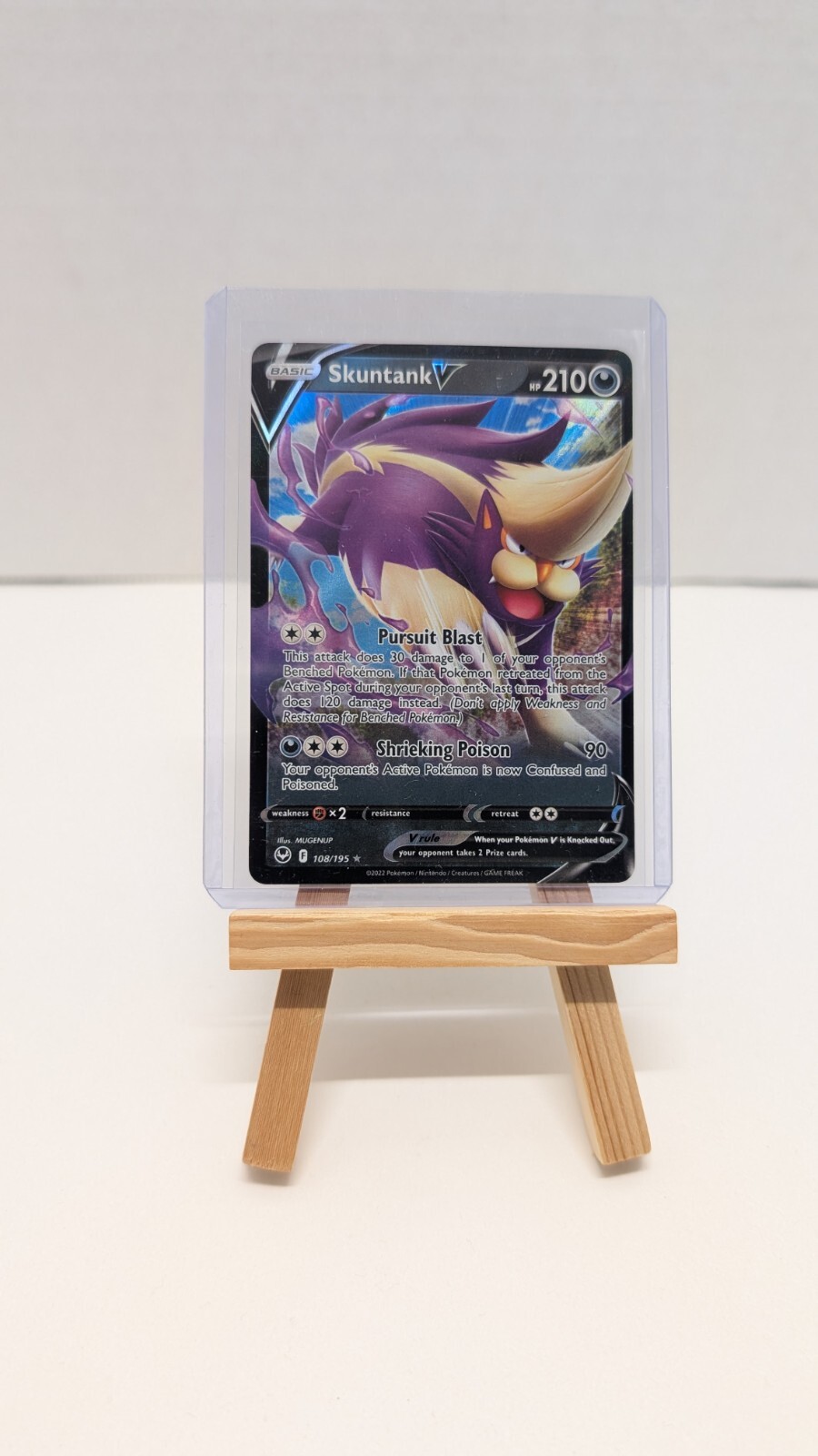 Pokémon TCG, Skuntank V 108/195 - Silver Tempest