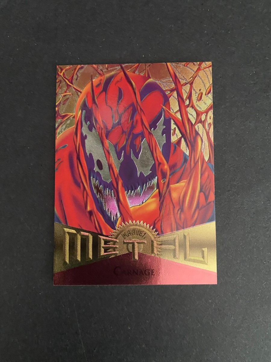 1995 FLEER MARVEL METAL #71 CARNAGE GEM MINT | eBay