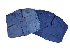 Propper Men s Shirt Lightweight Tactical Short Sleeve Large Lot Of 2 Blue Grey