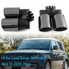 Rear Exhaust Muffler Tip Pipes For Land Rover Defender 90 110 2020-up 2.0L 3.0L