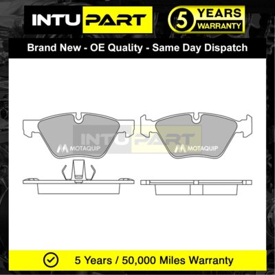 Fits BMW 5 Series 2.0 D 2.5 2.8 3.0 Intupart Front Brake Pads Set