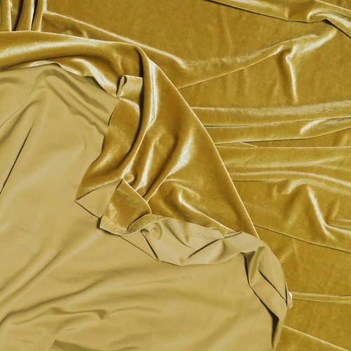 SOFT SMOOTH VELVET 4-WAY STRETCH SPANDEX FABRIC DRESS DRAPERY DANCE CURTAIN 60”W - Picture 75 of 243