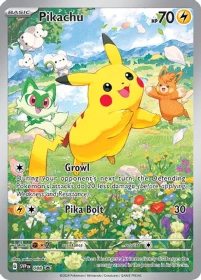 1x Pikachu - SVP088 - SVP Black Star Promos NM-Mint Pokemon SV Black Star Promos