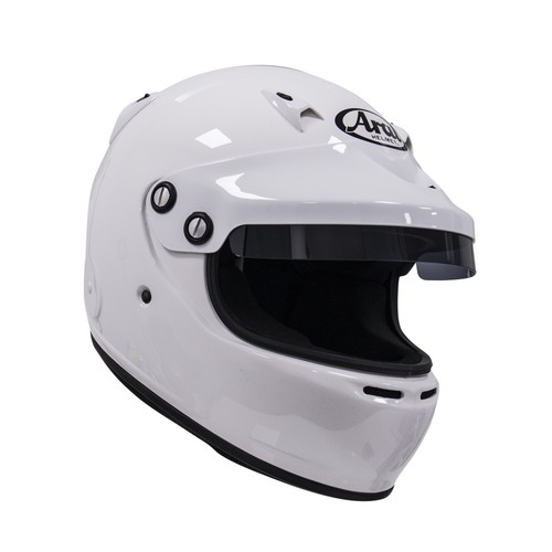 Arai GP-5W/Visiera W/ Hans Attacco Bianco S SA2005 Auto Casco Racing Go  Kart | eBay
