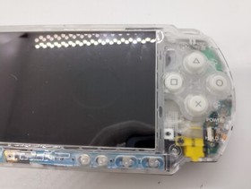 Sony PSP-3000 Playstation Portable Handheld Console Clear Shell Custom