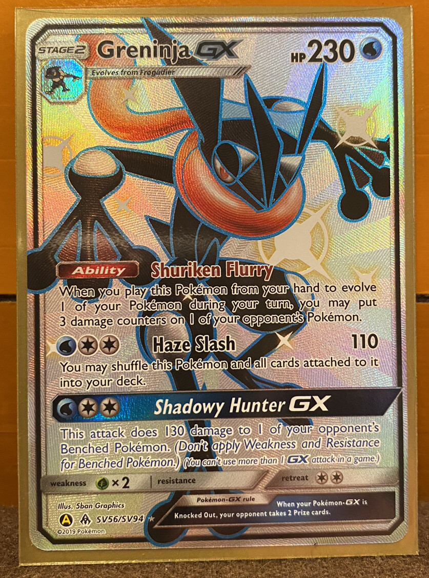 Pokemon Shiny Greninja Card 