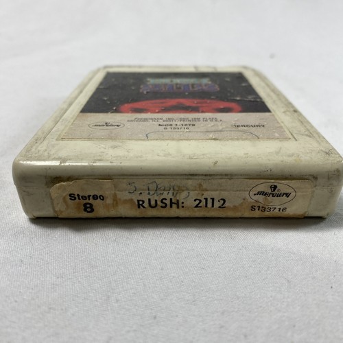 Rush 2112 1976 Mercury Dolby MC8-1-1079 Original Vintage 8 TRACK TAPE ~ TESTED - Picture 4 of 6