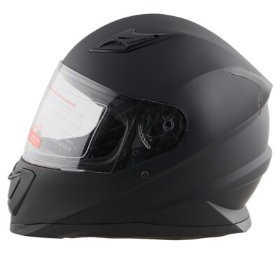 CMX Joey Jethelm Matt Schwarz – Motorradhelm Mit Ausfahrbarem Visier, Größe M, ECE-geprüft
