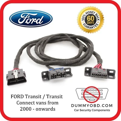 SEGURIDAD FURGONETA Ford Transit / Transit connect 2000 - en puerto OBD ficticio reubicación