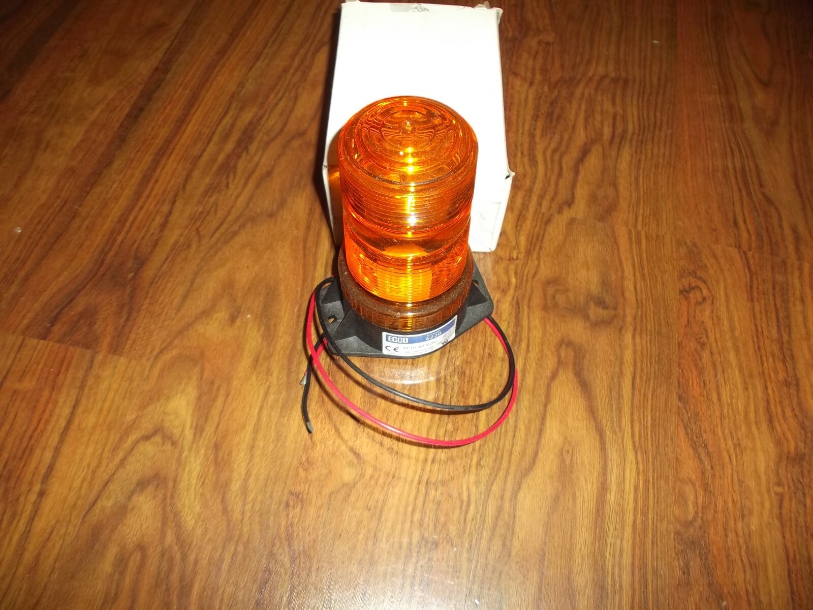 ECCO Low Intensity Strobe Amber Beacon 6220A With Instructionsb6220 for