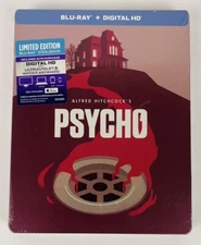 Psycho (Blu-ray Disc, 2014, Limited Edition Includes Digital Copy UltraViolet...