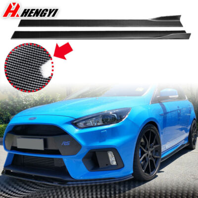 Universal Carbon Fiber Optik Seitenschweller Ansatz für Ford Focus