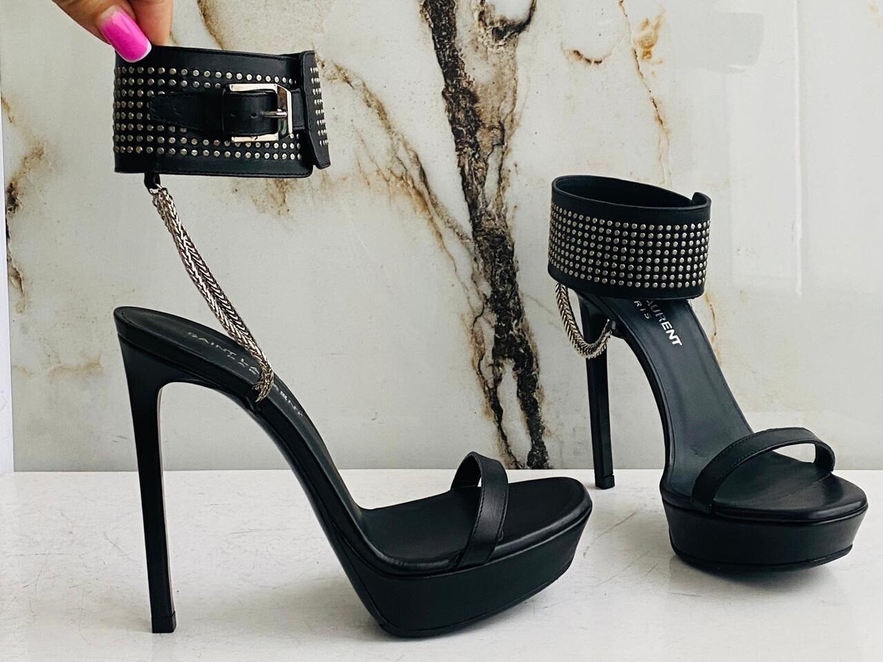 Scarpe donna Saint Laurent tacco alto misura 36 5