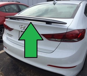 NEW PAINTED FOR HYUNDAI ELANTRA ABS Plastic Spoiler Wing 2017-2020 ANY