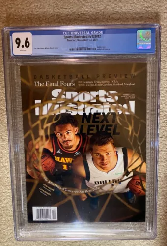 Luka Doncic & Trae Young 1st Sports Illustrated 11/1-2/ 2021 Newsstand CGC 9.6 