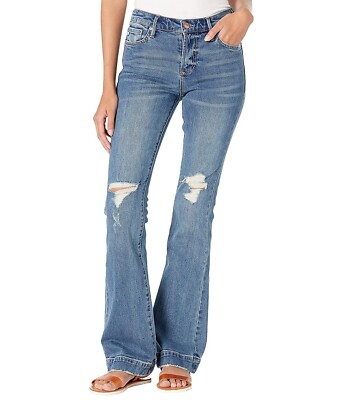 Dear John L120112 Womens Blue Jaxtyn Cape Town Bootcut Jeans Size 29