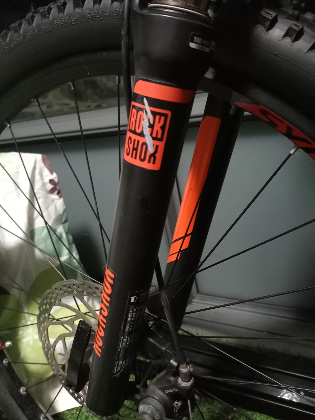 Men's Scott Mountain Bike 30 Gear Racing Version Matt Black Red Orange