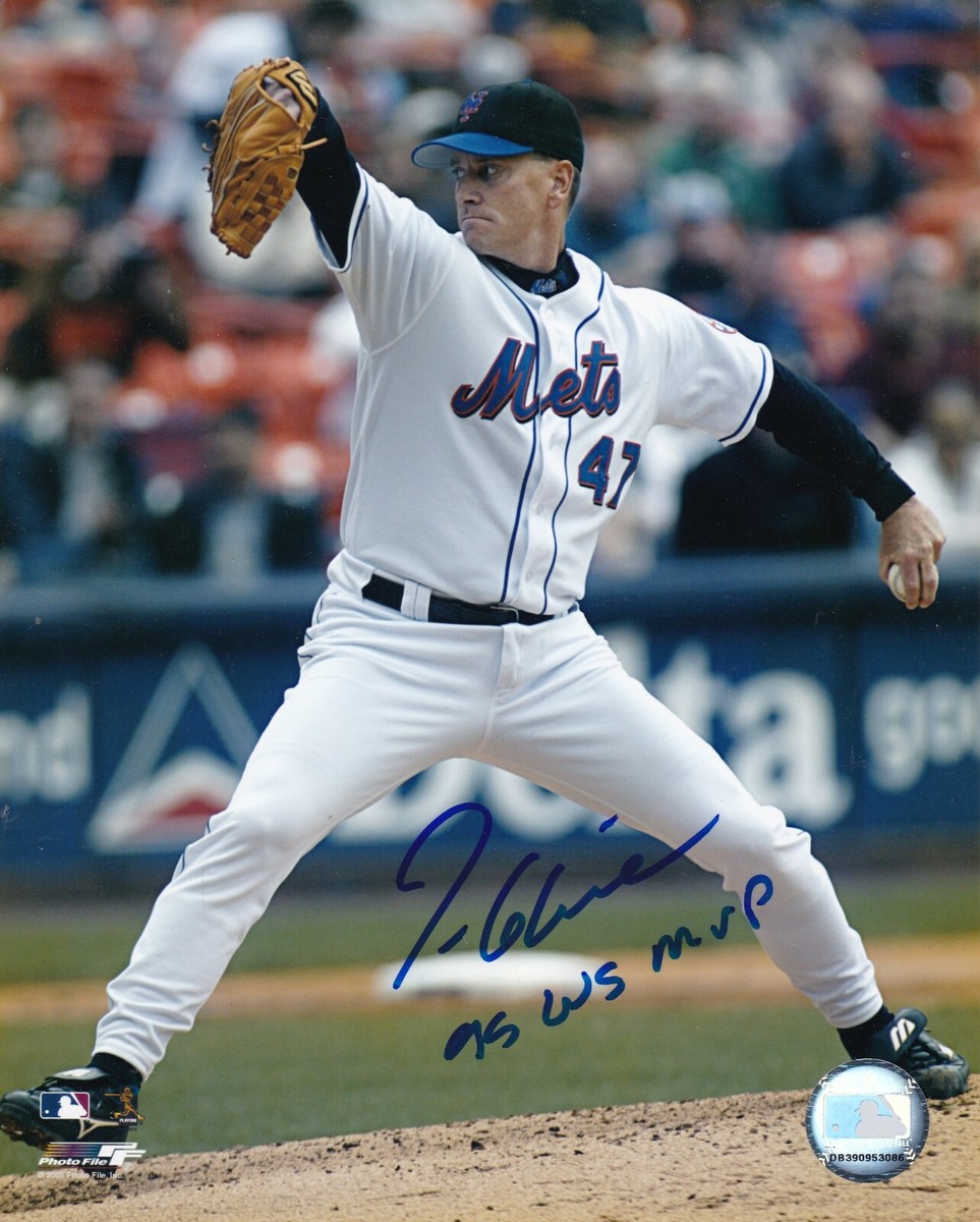 TOM GLAVINE NEW YORK METS 95 WS MVP ACTION SIGNED 8x10 | eBay