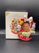 Hallmark Keepsake Ornament~Baby's First Christmas~Photo Holder~Dated 2012