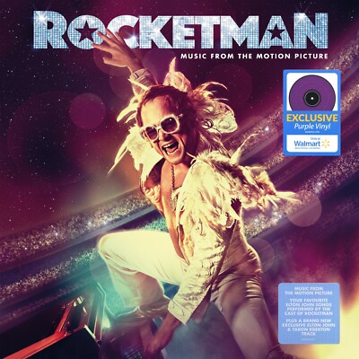 PURPLE VINYL---- Elton John ROCKETMAN Soundtrack Music WALMART 2LP