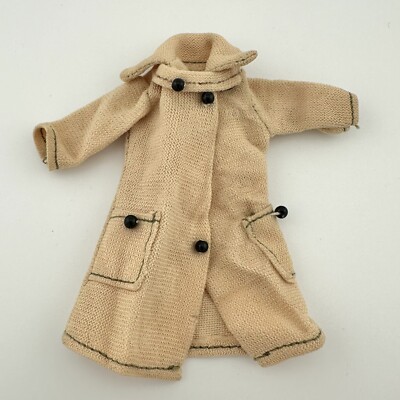Vintage 1970 Mego MOD Dizzy Girl Outfit #1622 Day Tripper Coat Dawn Rain Jacket