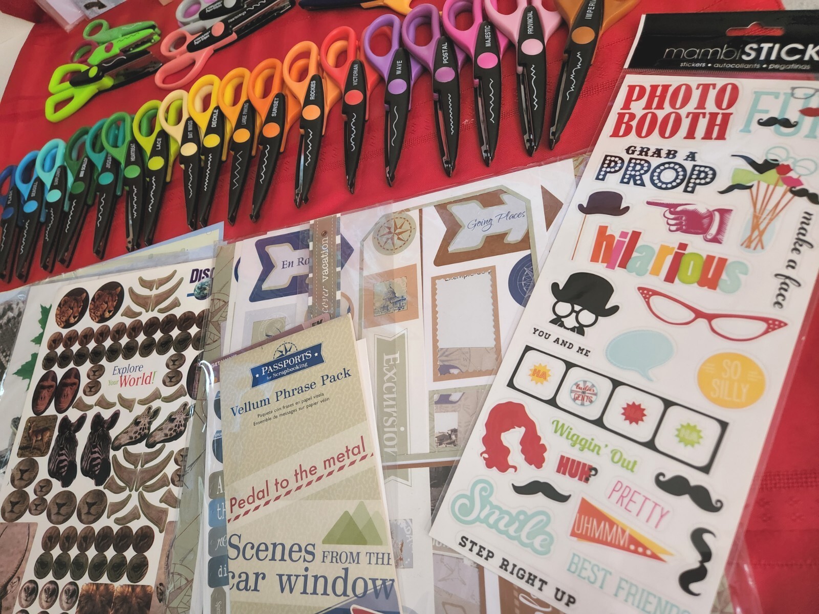 Huge Scrapbooking Lot Vacation Travel Baby Sticker Hallmark Fiskars