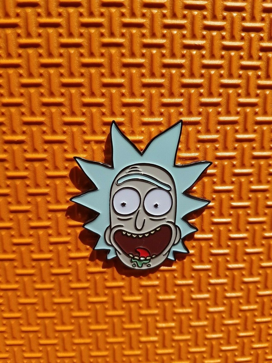 Adult swim Rick and Morty enamel pin
