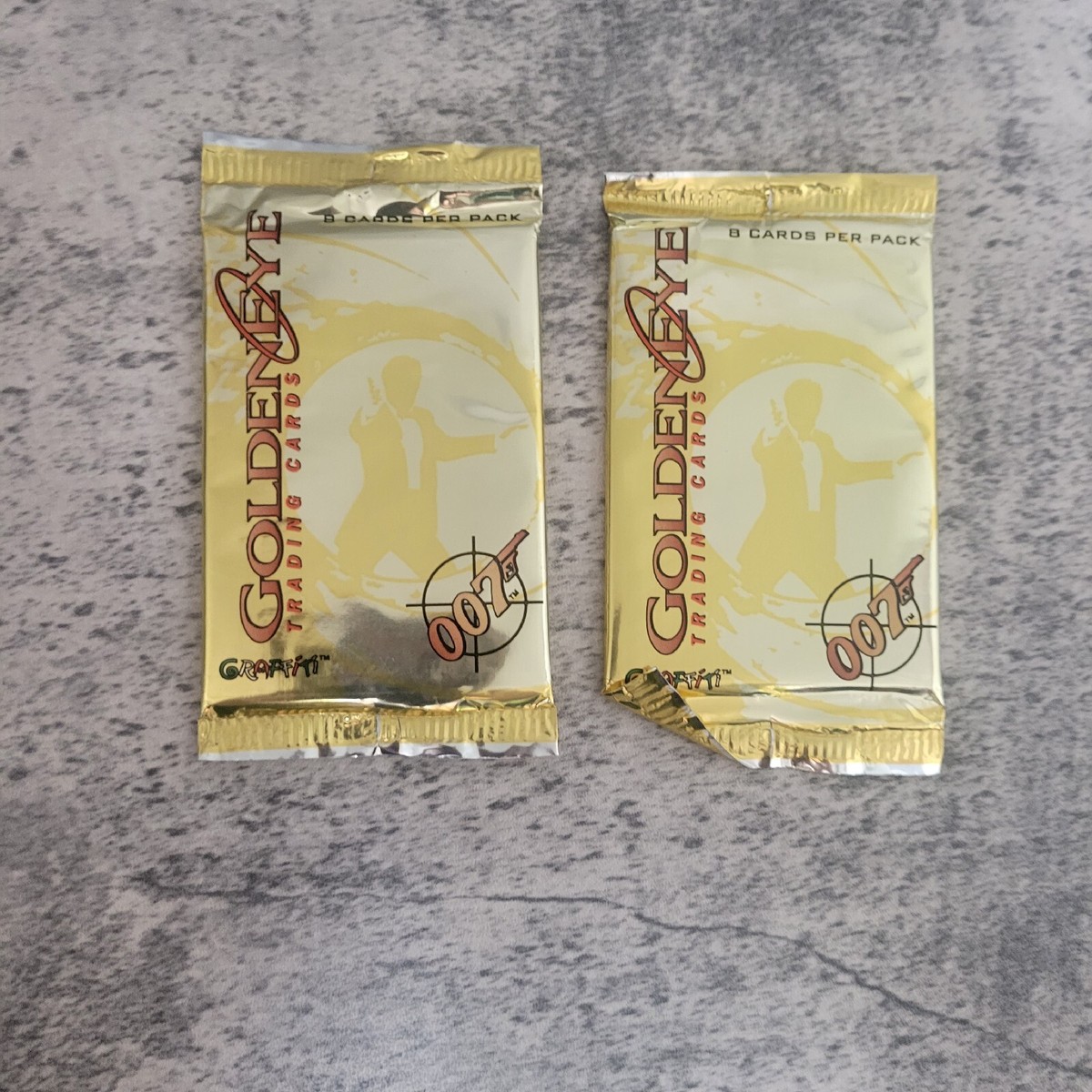 Vintage 007 Golden Eye Trading Cards 1995 Graffiti Sealed Pack | eBay