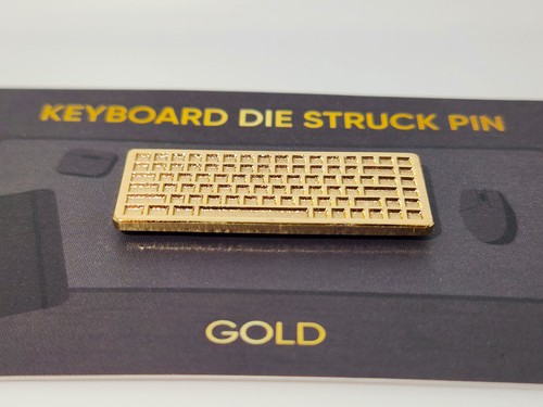 Official Linus Tech Tips LTT Limited Edition Gold Keyboard Pin BRAND NEW - 第 2/3 張圖片