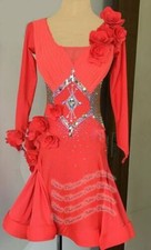 L2055 ballroom Rhythm salsa Latin samba swing dance dress u s 4