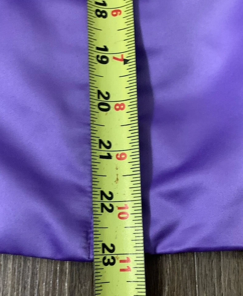 Chaleco Ralph Lauren Golf Cremallera Completa Para Mujer M Púrpura Satén Poni Logo Bolsillos Ventilados Foto 3 de 4