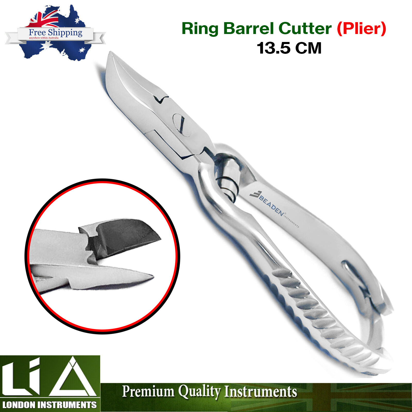 13.5cm Ring Barrel Cutter Manicure Pedicure Nail Clipper Nipper Plier-image