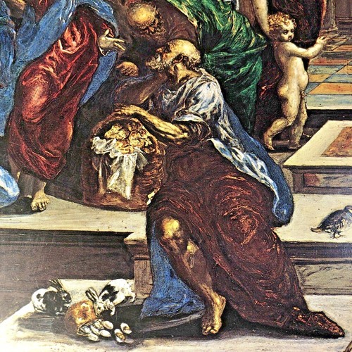 Jesus Christus reinigt den Tempel El Greco Druck auf Karton Bibel Kunst - Bild 7 von 11